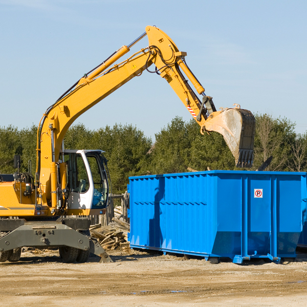 how many times can i have a residential dumpster rental emptied in Coldsprings MI